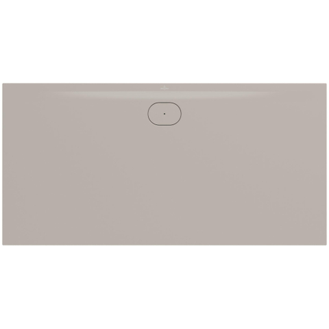 Villeroy & Boch Ecora douchebak - 180x90x3.5cm - afvoer lange zijde - almond (beige) SW1558914