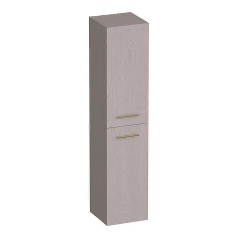 BRAUER Trust badkamerkast - 160x35x35cm - excl. opbouwgrepen met 2 deuren links- of rechtsdraaiend Timber Greige SW1203875