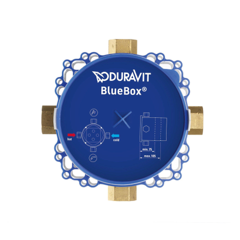 Duravit Universal Basiselement - 1 greeps wastafelmengkraan inb - 164x164x105mm - wit SW527827