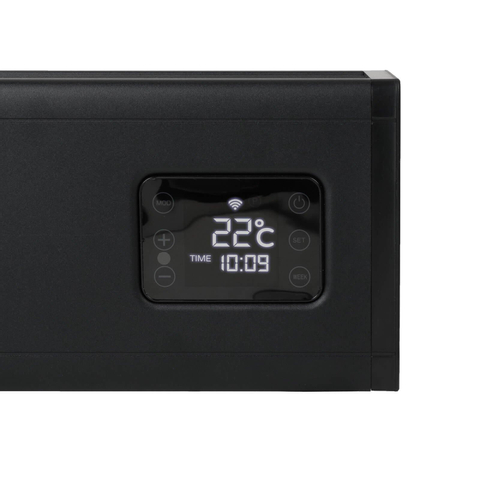 Eurom Alutherm baseboard 1000 WiFi Convectorkachel Laag 1000watt zwart TWEEDEKANS OUT14491