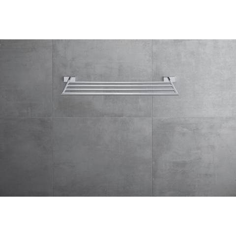 Duravit Karree Badhanddoekrek - 60 cm - hoogglans chroom SW55127