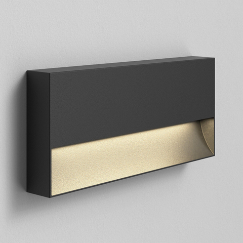 Astro Mori Applique murale d'extérieur - 25 cm - LED - 3000K/4000K - noir SW1247806