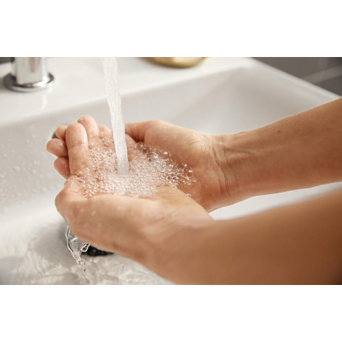 Hansgrohe Rebris e 1 greeps wastafelkraan - 110 - coolstart - zonder afvoer - hoogglans chroom SW796372