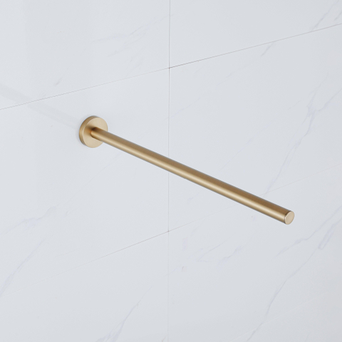 Fortifura Calvi Handdoekhouder - 40cm - vast - geborsteld messing (goud) SW1441596