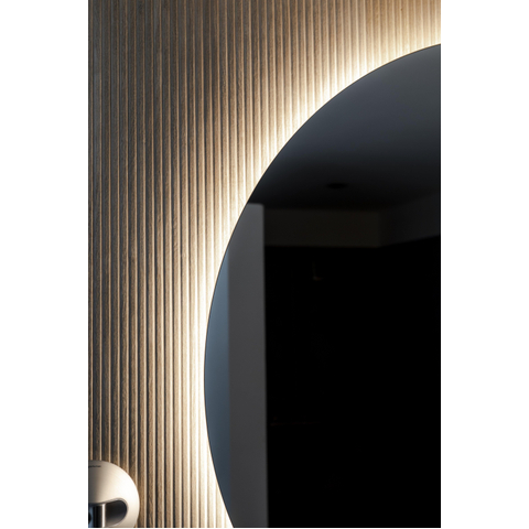 Saniclass Circle spiegel – rond Ø120 cm – indirecte LED rondom – spiegelverwarming, dimbaar SW161923