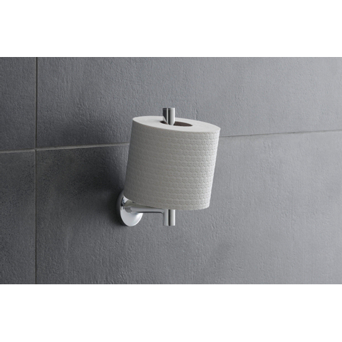 Duravit Starck T Reserve closetrolhouder - 5x7.3x15.2cm - hoogglans chroom SW297106