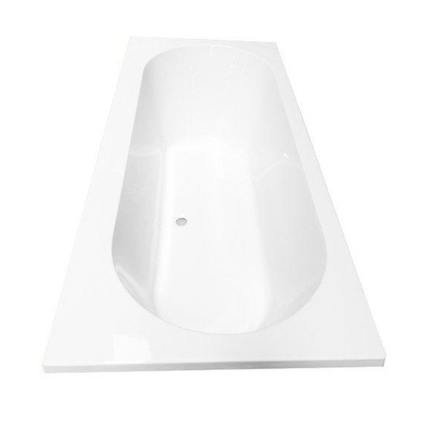Xellanz Portus RD baignoire encastrée duo 180x80x49 cm acrylique brillant blanc SW75882