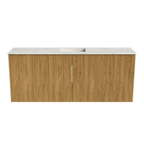 Mondiaz JOYA-DLUX 100cm toiletmeubel - kleur Oak - Wastafel FAYE positie Midden Zonder kraangat kleur Ostra. SW1422271