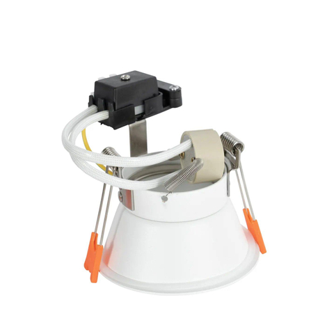 QAZQA Dept set van 4 inbouwspots - 8.8x8.8x9.2cm - dimbaar - IP44 - mat wit OUTLETSTORE STORE44513