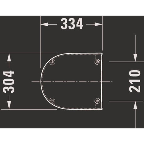 Duravit Me by starck Starck Me deksel - voor urinoir - softclose - mat wit SW297311