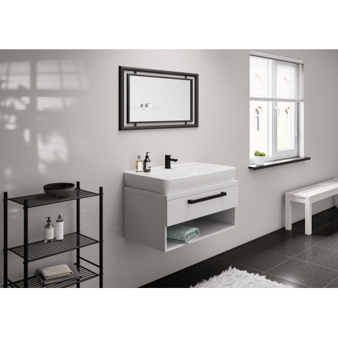 Hansgrohe Vernis Shape 1-gats toiletkraan - 70 zonder waste - voor koud water - voorsprong 9.2cm - mat zwart SW651662