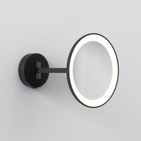 Astro Mascali Round miroir grossissant – grossissement 5x – Éclairage LED – Noir mat SW927631