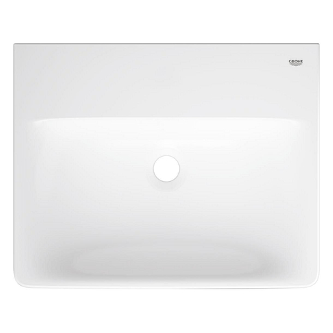 Grohe Euro Ceramic Wastafel - 55x 44cm - zonder kraangat - zonder overloop - alpine wit SW1234890