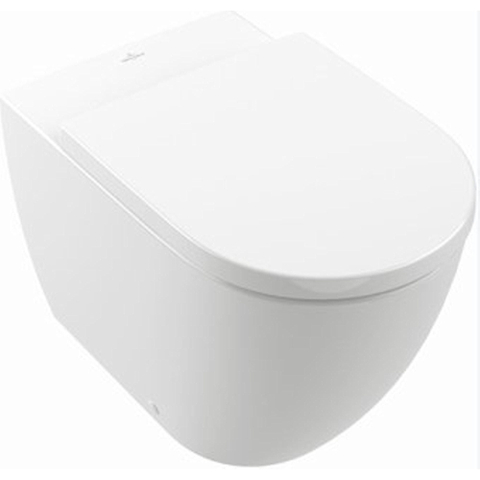 Villeroy & Boch Subway 3.0 Staand closet - 59.5x37x40cm twistflush CeramicPlus - White Alpine (glans wit) SW654764