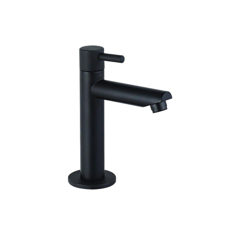 FugaFlow Eccelente Pietra ensemble de lavabo - 38x24x8cm - 1 trou de robinet - marbre - robinet de lavabo noir mat - blanc SW1469179
