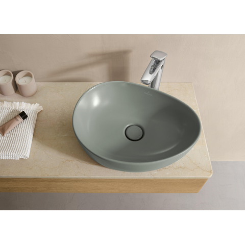 Villeroy & Boch Antao 1 greeps wastafelkraan verhoogd - met push open afvoergarnituur - hoogglans chroom SW974138