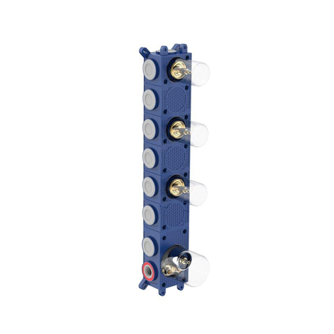 Uniforma inbouw regendoucheset – thermostatisch – Ø32 cm hoofddouche met waterval – handdouche met houder – geborsteld RVS SW1578141