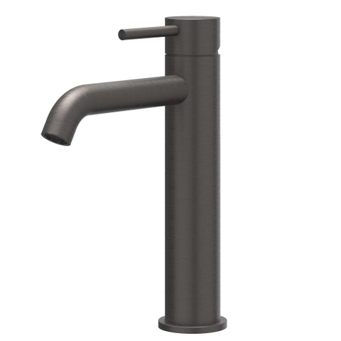 IVY Concord Mitigeur de lavabo - montage sur plage - hauteur moyenne - coldstart - inox 316 - PVD carbone noir brossé SW1030776