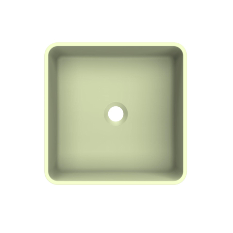 Arcqua Case waskom - vierkant - 37x37cm - mat pastel groen SW1209058