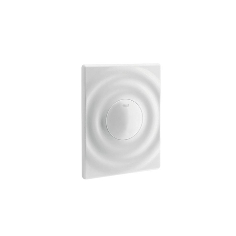 Grohe Surf Bedieningsplaat - enkelspoeling - horizontaal/verticaal - 156x197mm - wit 0442604