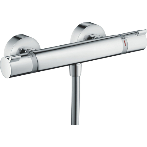 Hansgrohe Ecostat Comfort Douchekraan - thermostatisch - zonder omstel - met koppelingenHOH=15cm - thermostaat - hoogglans chroom 0605508