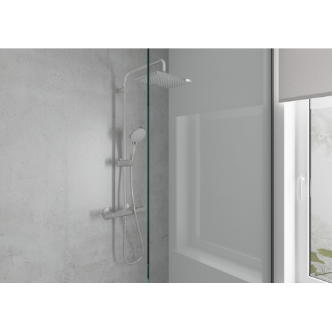Hansgrohe Vernis Shape Showerpipe - 230 - 1jet - met douche - thermostaat - mat zwart SW647132
