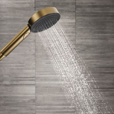 Hansgrohe Pulsify select s - handdouche 105 - 3jet - relaxation - ecosmart - geborsteld brons SW918094