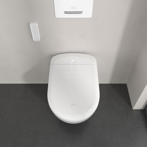 Villeroy & Boch Viclean douche wc - 61.2cm directflush CeramicPlus - spoelrandloos - White Alpine (glans wit) SW1387159