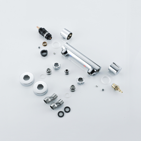 Fortifura Calvi Thermostatische Douchekraan - opbouw - hoogglans chroom SW377816