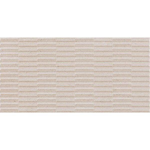 ÉCHANTILLON Ceralto Betonel Raw Carreau décoratif 30x60cm 8mm tesson blanc Crème SW913077