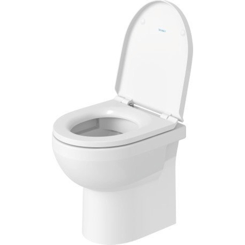Duravit Durastyle Basic closetset Staand - diepspoel - spoelrandloos - 37x48cm - met softclose closetzitting - rimless - wit SW358501