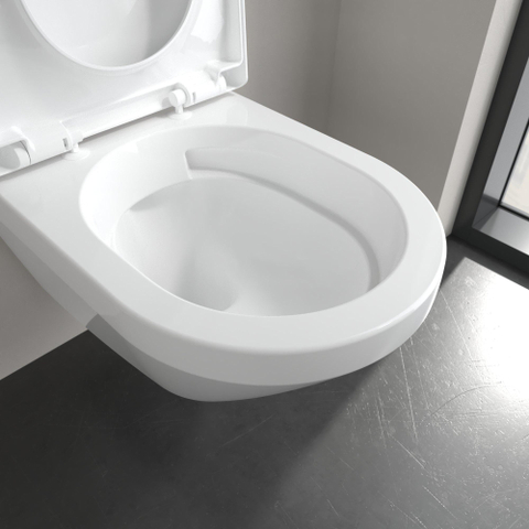 Villeroy & Boch Architectura Wandcloset - 53cm - spoelrandloos - diepspoel Twistflush anti bacterieel CeramicPlus - glans wit SW1162184