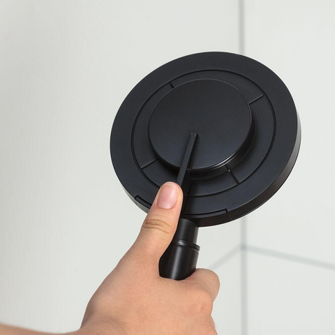 Tiger Tyne regendoucheset zonder kraan – Ø22,5 cm hoofddouche – glijstang met omstel – handdouche met slang – mat zwart SW544593