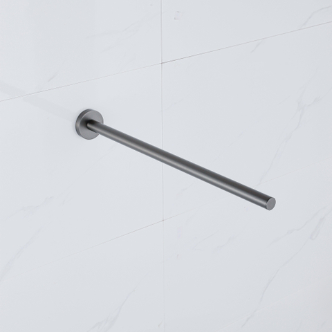 Fortifura Calvi Handdoekhouder - 40cm - vast - geborsteld gunmetal (antraciet) SW1441597