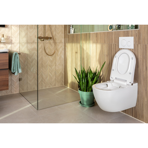 Rapotec RapoWash Vital L WC lavant – siège chauffant & séchage à air chaud – blanc brillant SW1174317