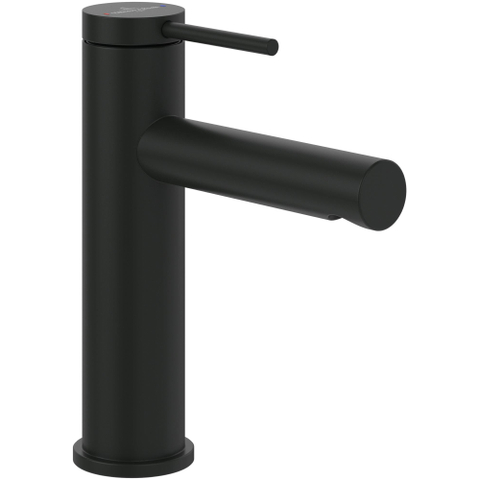 Villeroy & Boch Loop & Friends 1 greeps wastafelkraan - zonder waste - mat zwart SW974144