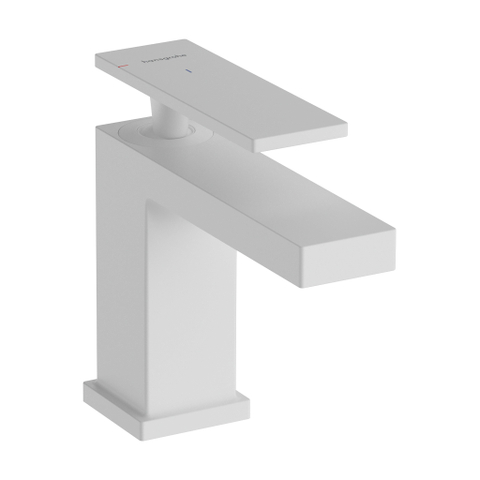 Hansgrohe Tecturis E - wastafelkraan - 1-gats - 80 coolstart m. pop-up trekwastevoorsprong 12.2cm - mat wit SW1126450