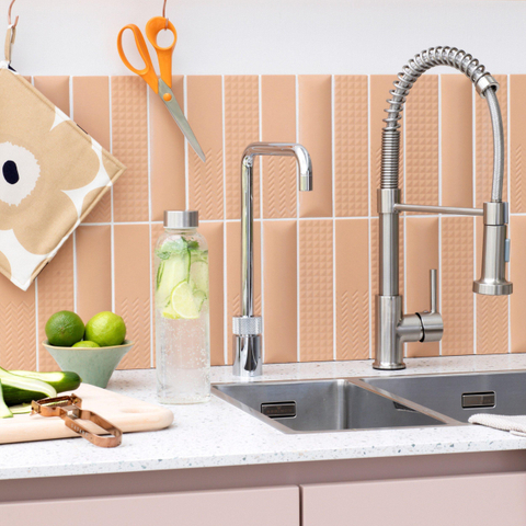 Quooker Nordic Square kokendwaterkraan - draaibare uitloop - Combi+ reservoir - Warm / kokend water - Chroom SW99179