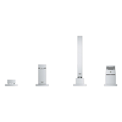 GROHE Eurocube afbouwdeel voor 4-gats badrandkraan chroom SHOW25123