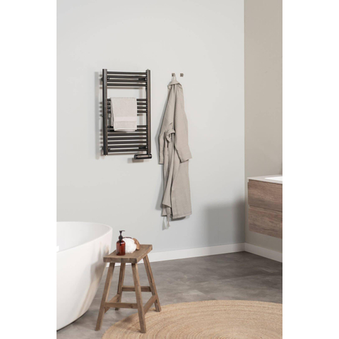 Eurom Sani-Towel 750 Radiateur électrique serviette 105x50cm 750watt Noir SW481873