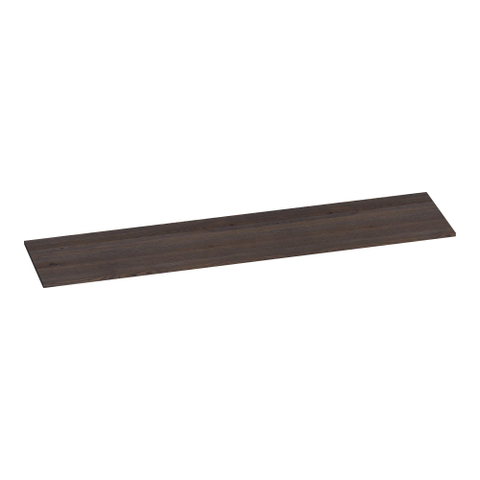 BRAUER Ocean Slim plan vasque - 200x46x2cm - chêne à lattes noir SW371917