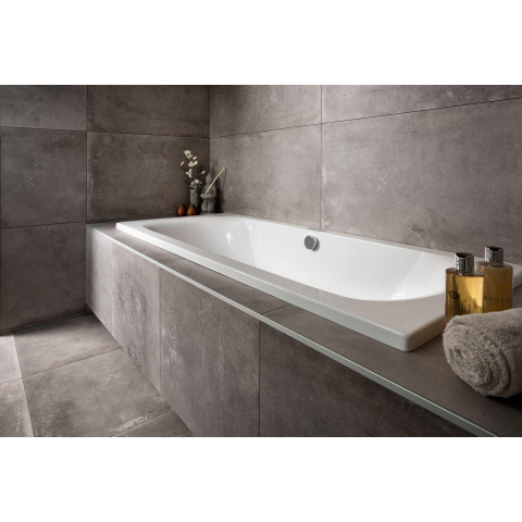 Xenz Lagoon Baignoire duo - 170x75x53 - bonde centrale - acrylique - blanc SW102938