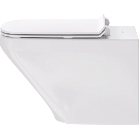 Duravit Durastyle WC suspendu à chasse d'eau profonde sans rebord 37x54cm avec siège de toilette softclose wondergliss blanc SW358499