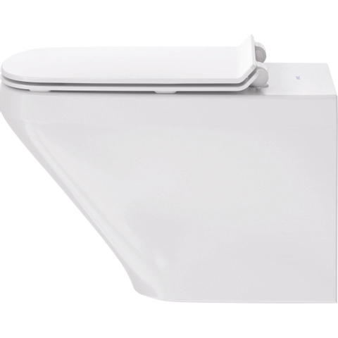 Duravit Durastyle WC suspendu à fond creux Rimless 37x54cm avec fixation cachée et abattant frein de chute blanc SW85523