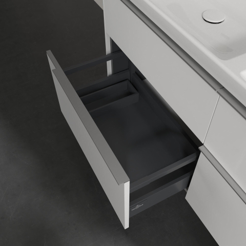 Villeroy & Boch Subway 3.0 wastafelonderkast - 127.2x57.9cm - 4 lades - Brilliant White (wit) SW641625