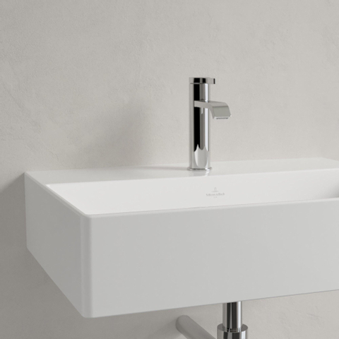 Villeroy & Boch Memento 2.0 lavabo - dessous meulé 60x42cm - sans trop-plein 1 trou de robinet ceramic+ blanc SW358436