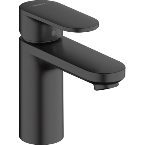 Hansgrohe Vernis Blend Eengreeps wastafelmengkraan - 100 - coolstart - met PopUp - trekwaste - mat zwart SW642529