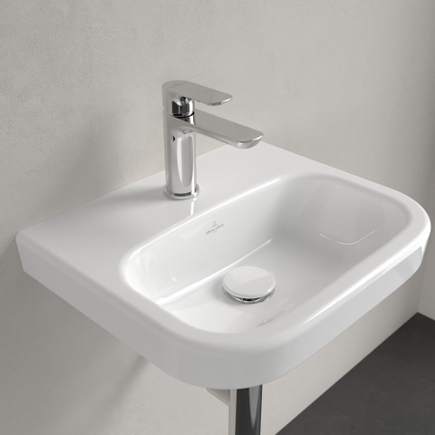 Villeroy & Boch Architectura fontein - 45x38cm - 1 kraangat - zonder overloop - White Alpine (glans wit) 1025282