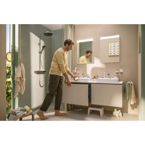 Hansgrohe AddStoris S 2-lids handdoekrek chroom SW1567179