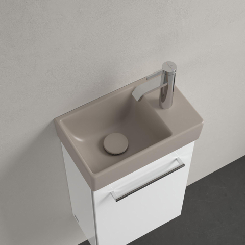 Villeroy & Boch Avento fontein - 36x22cm L - 1 kraangat - zonder overloop CeramicPlus - almond (beige) SW1148706